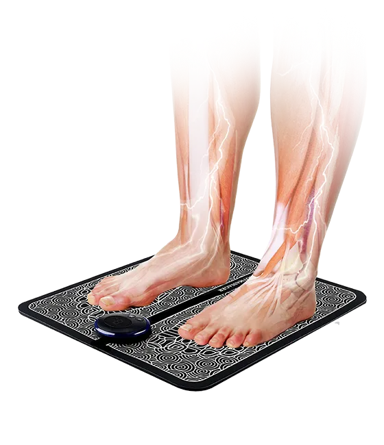 Ryoku EMS NMES Foot Massager – relief for chronic foot pain, swollen legs, neuropathy and poor circulation